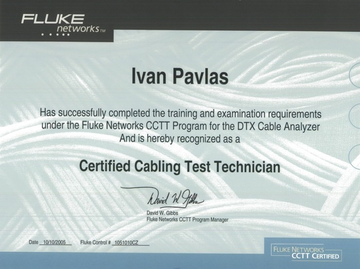 Certifikát 05