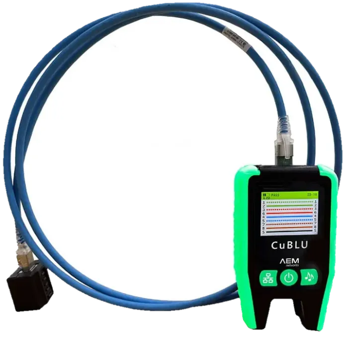 CuBLU-I Entry-level tester kabeláže