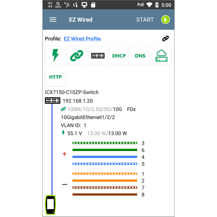 LRA-1500 test
